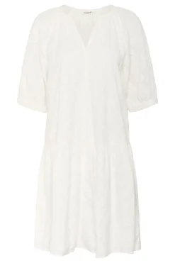 SLIsja Dress SS Broken White 30408673