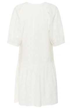 SLIsja Dress SS Broken White 30408673