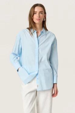 SLJani Poplin Shirt LS Nantucket Breeze 30408178
