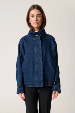 SLJannine Cade Jacket Dark Blue Denim 30407857