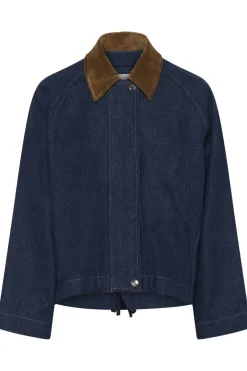 SLJannine Jacket Dark Blue Denim 301728 30409017