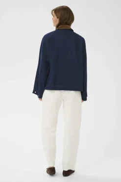 SLJannine Jacket Dark Blue Denim 301728 30409017