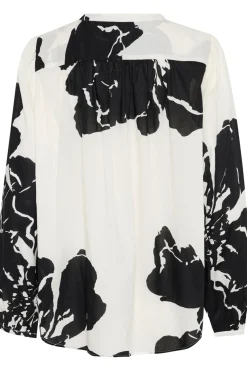 SLJoanne Shirt LS Whisper White Mega Flower 30408321