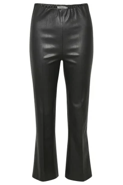 SLKaylee PU Kickflare Pants Black 30404598