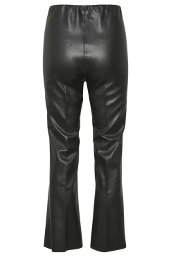 SLKaylee PU Kickflare Pants Black 30404598