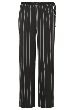 SLMarcela Printed Pants Black W White Stripes 304533 30408923