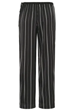 SLMarcela Printed Pants Black W White Stripes 304533 30408923