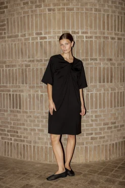 SLMarigold Knot Dress SS Black 194008 30408991