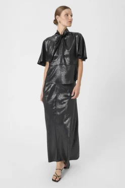 SLMirmir Blouse SS Black 194008 30408746