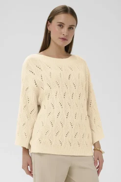 SLRava Nanna Pullover 3/4 Whisper White 110701 30409009