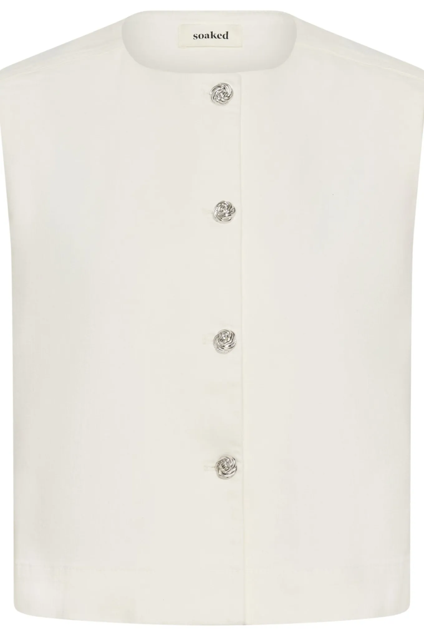 SLRina Waistcoat Whitecap Gray 120304 30409058