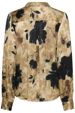 SLRiyan Paris Print Shirt Timberwolf Watercolor Print 30408945