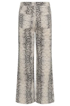 SLSandja Vanesa Pants Grey Snake Print 30408332