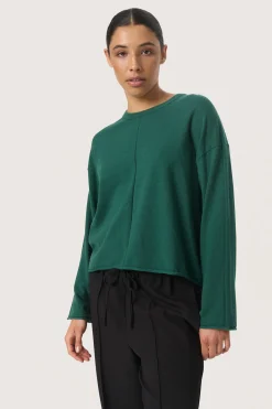 SLSpina Boxy CrewNeck Rain forest 30407689