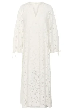 SLTaya Maxi Dress LS Broken White 30408672