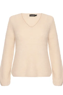 SLTuesday VNeck Jumper LS Sandshell 30404978