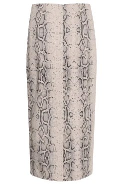 SLXala Pencil Skirt Grey Snake Print 30408363