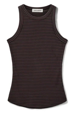 SNOS434 7141 Dark Brown Black striped SNOS434