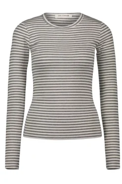 SNOS433 long sleeve Grey Stripe SNOS433