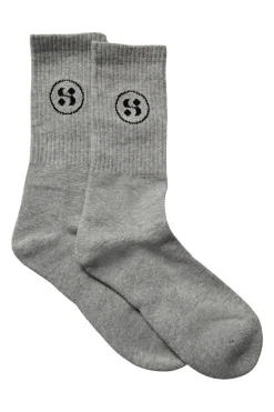 SOFXSPO SOCKS W/O GRIP 8000 Grey mel SPO9016X