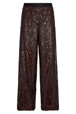 SophieCC Sequin LL Pant 145Dark Brown 31654