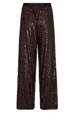 SophieCC Sequin Pant 145Dark Brown 31653