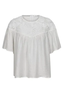 TassyCC Flower SS Blouse 4000White 45072