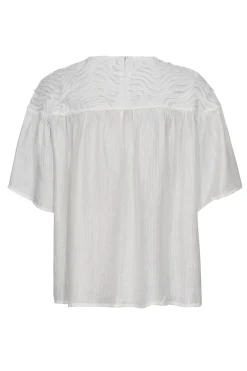 TassyCC Flower SS Blouse 4000White 45072