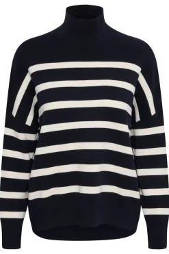 TenleyIW Turtleneck Pullover Blue / White 30106490