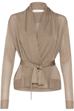 ThaniIW Short Cardigan Gold 30110084