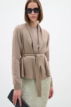 ThaniIW Short Cardigan Gold 30110084