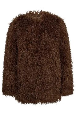 Tibet Fur Jacket WALNUT HL10275