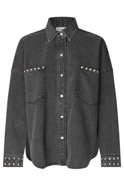 VeidaLL shirt LS 18 Washed Black 254541038