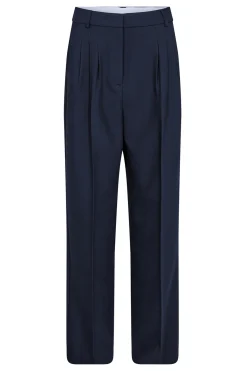 VolaCC Long Pleat Pant Navy