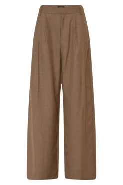 Waterlilybbvala Pants Brown Melange BBW4753