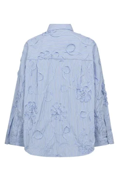 XavierCC Avy Stripe Shirt 23Pale Blue 45103