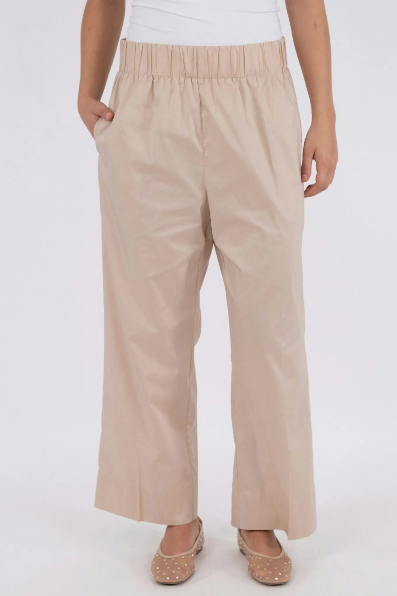 Yana Poplin Dark Sand 157270