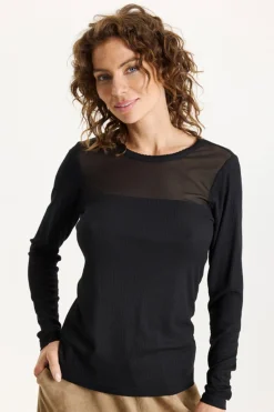 Yvonne tshirt SORT 16812