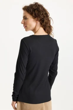 Yvonne tshirt SORT 16812