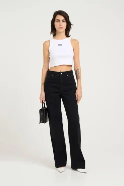 ZolinaGZ HW wide jeans NOOS Washed dark black 10909859